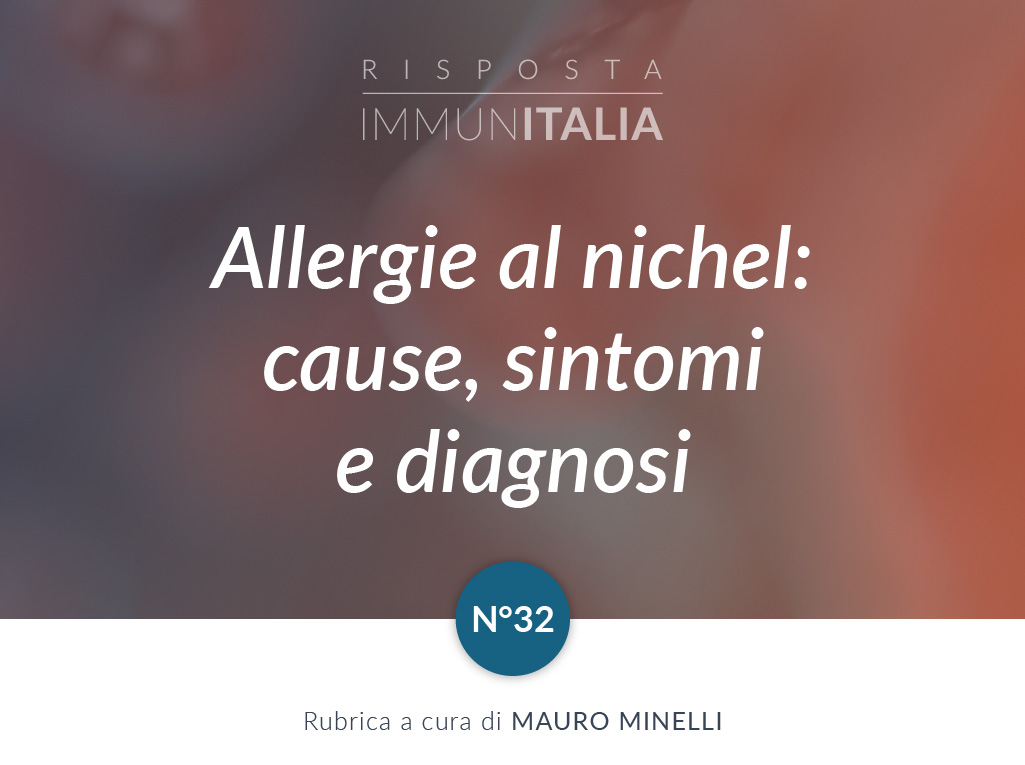 allergia al nichel: sintomi, cause e diagnosi
