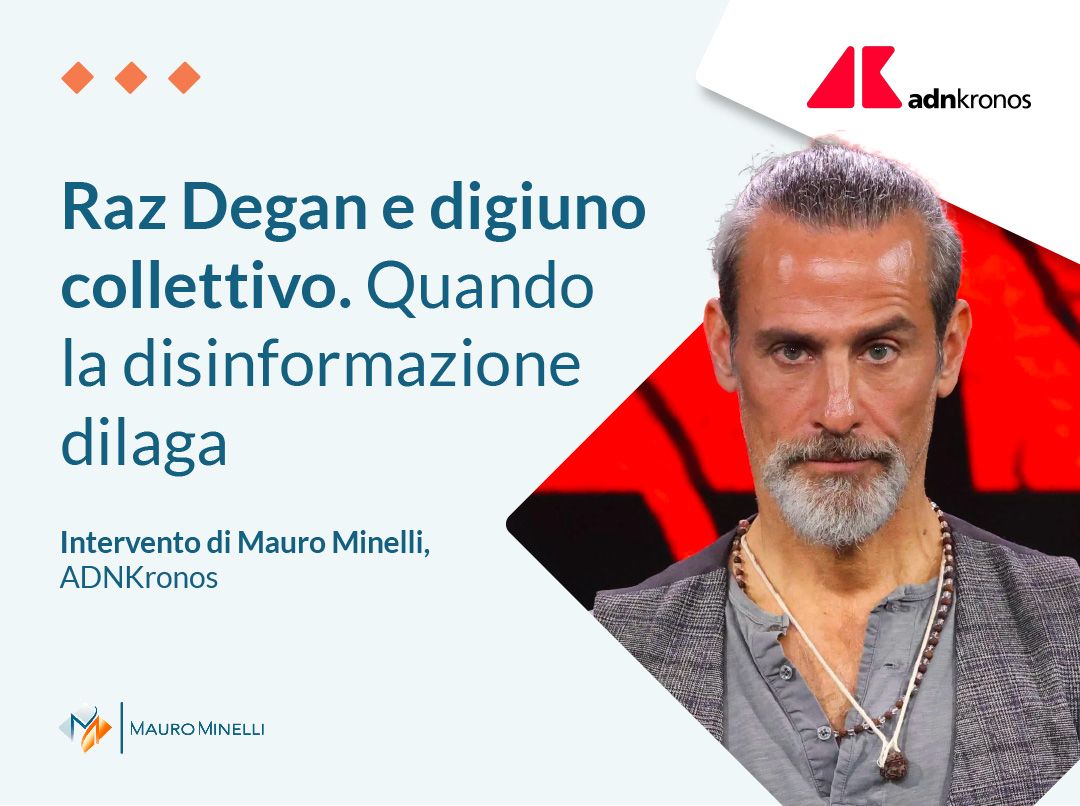 Raz Degan lancia un digiuno collettivo di 48 ore: 1500 gli aderenti