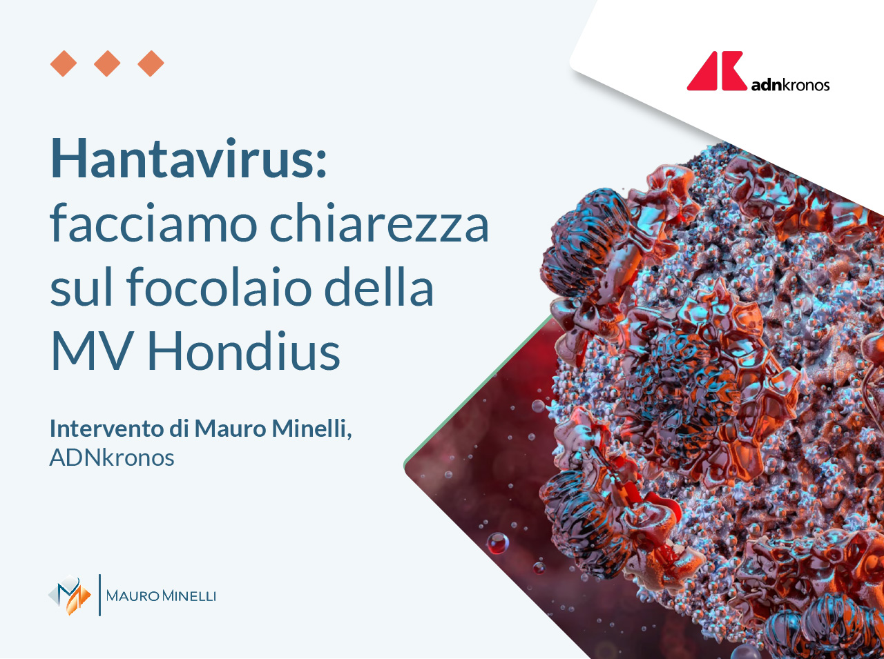 Hantavirus: facciamo chiarezza sul focolaio della MV Hondius