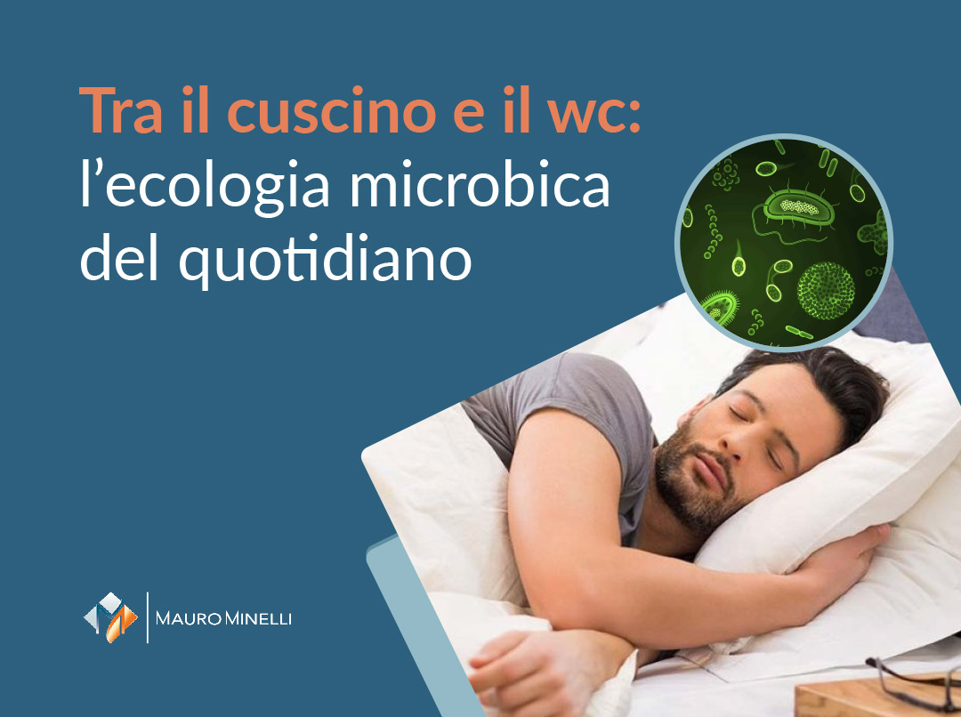 Tra il cuscino e il wc: l'ecologia microbica del quotidiano